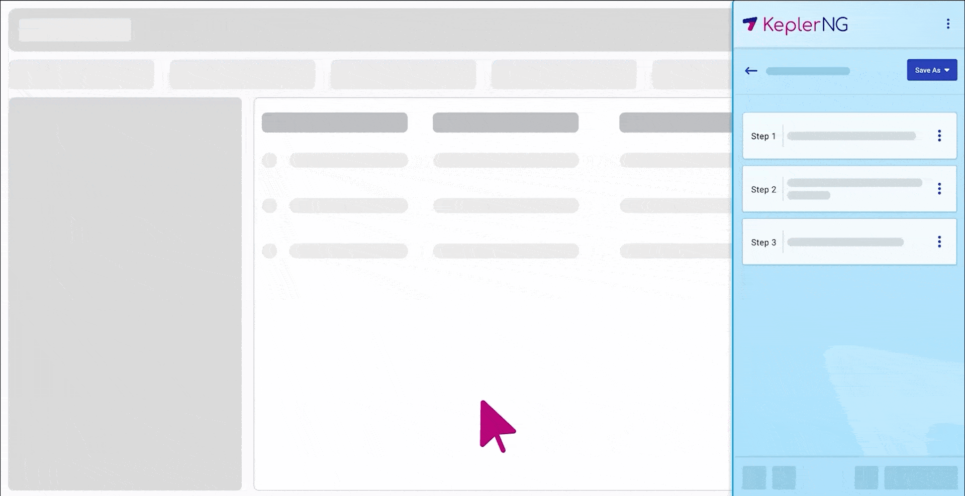Multiple export options simulation gif